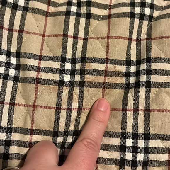 Vintage Burberry Leather Bomber Jacket - Picture 8 of 9